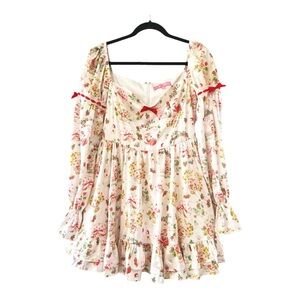 Dolls Kill x Strawberry Shortcake puff sleeve dress size Medium